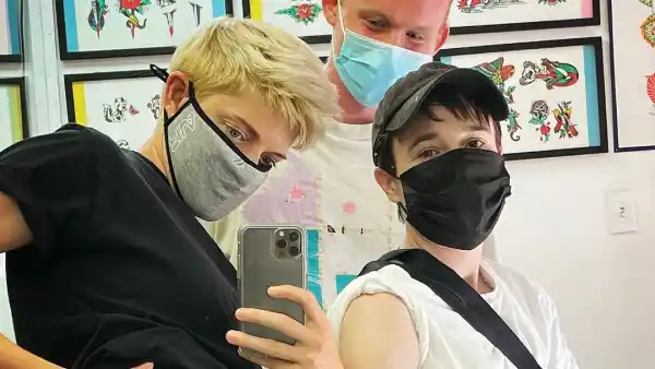 Mae Martin and Elliot Page Matching Tattoos