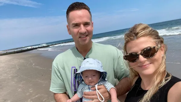 Mike and Lauren Sorrentino Bring Son Romeo to Jersey Shore for 1st Time Promo
