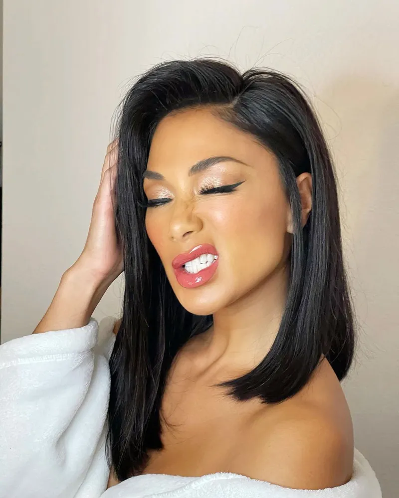 Nicole Scherzinger Debuts Shoulder Length Lob