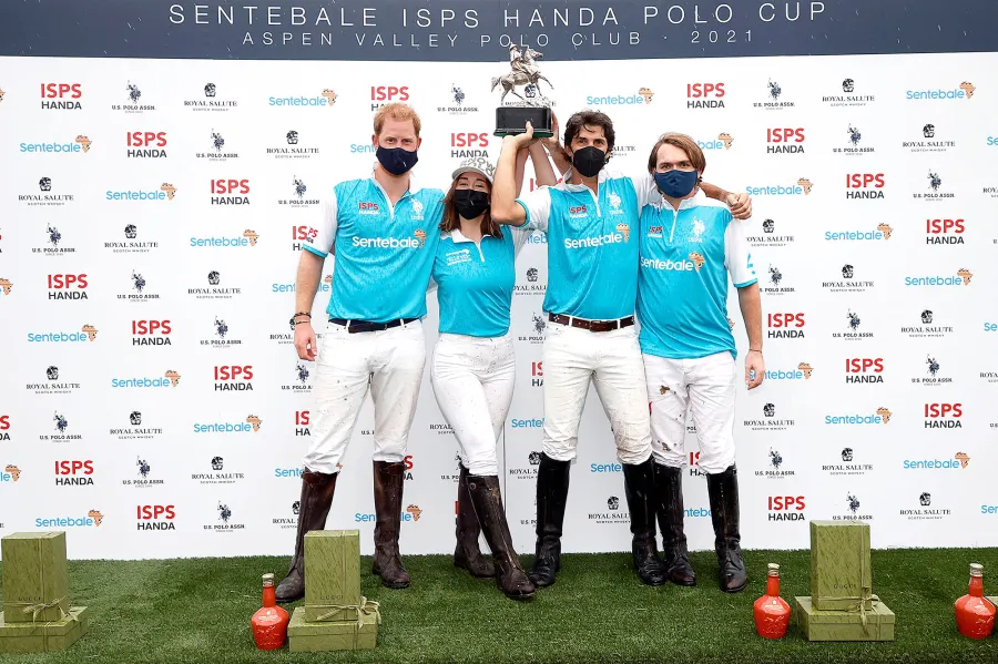 Prince Harry Takes the Field During 1st Polo Match in Years 4