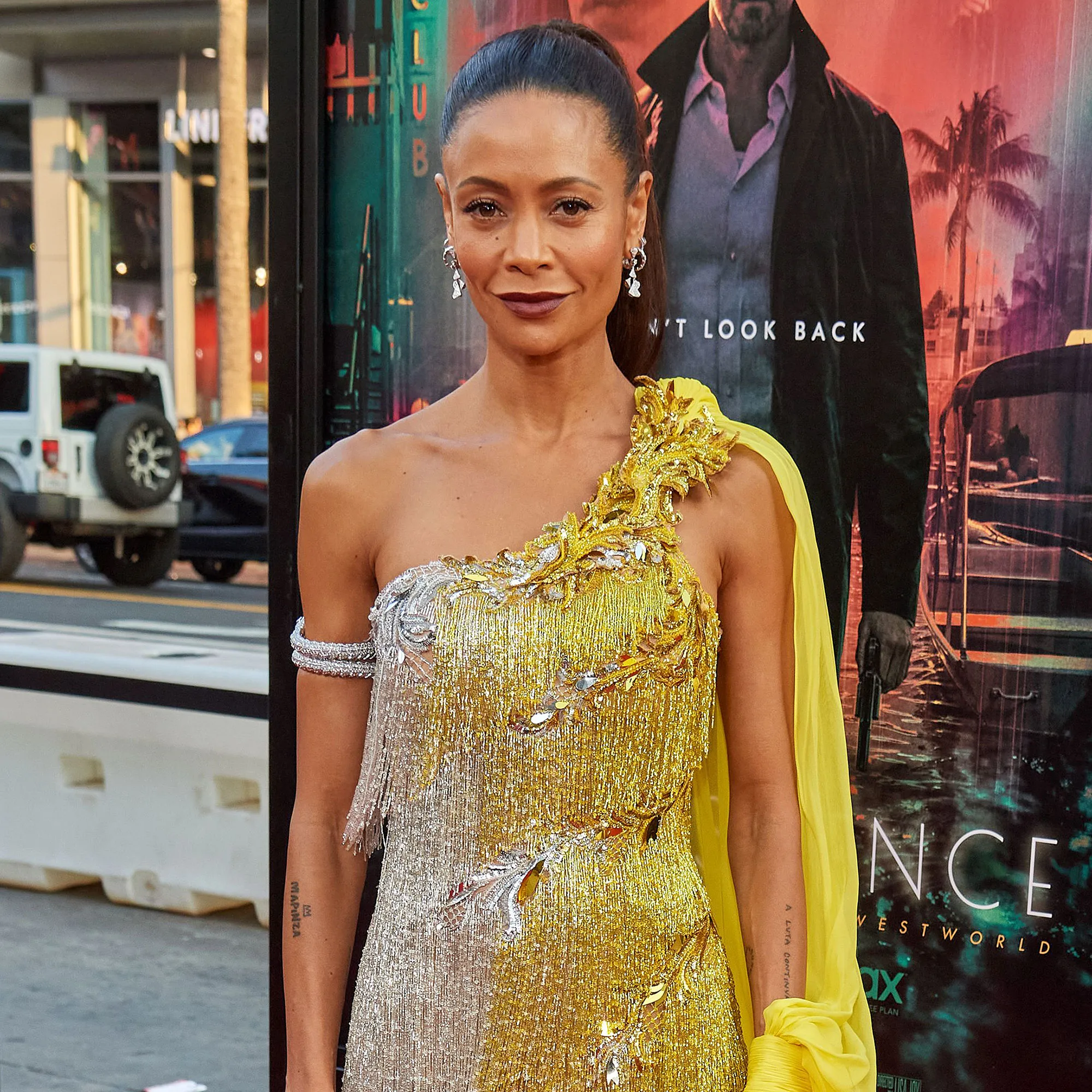 Thandiwe Newton Calls Her Star Wars Character Death Big Mistake Yellow Dress