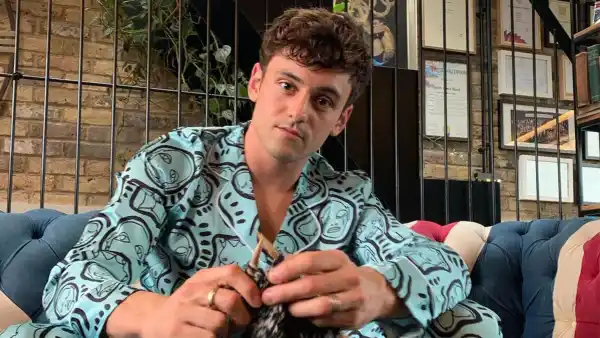 This Is What Tom Daley Was Knitting at the Tokyo Olympics