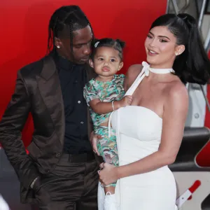 Travis Scott Gifts Daughter Stormi With Big Yellow Bus Promo