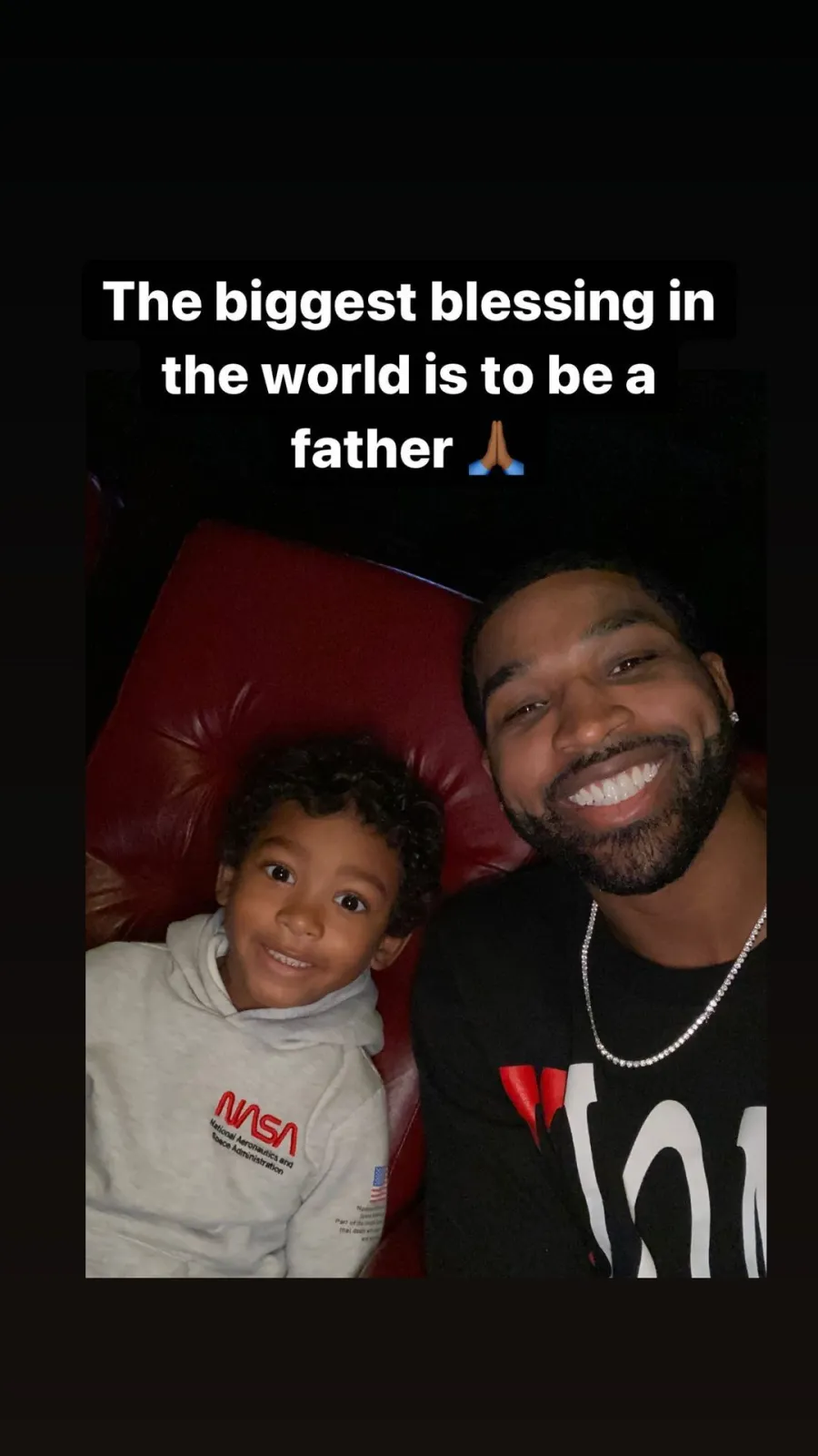 Tristan Thompson Calls Fatherhood ‘the Biggest Blessing’