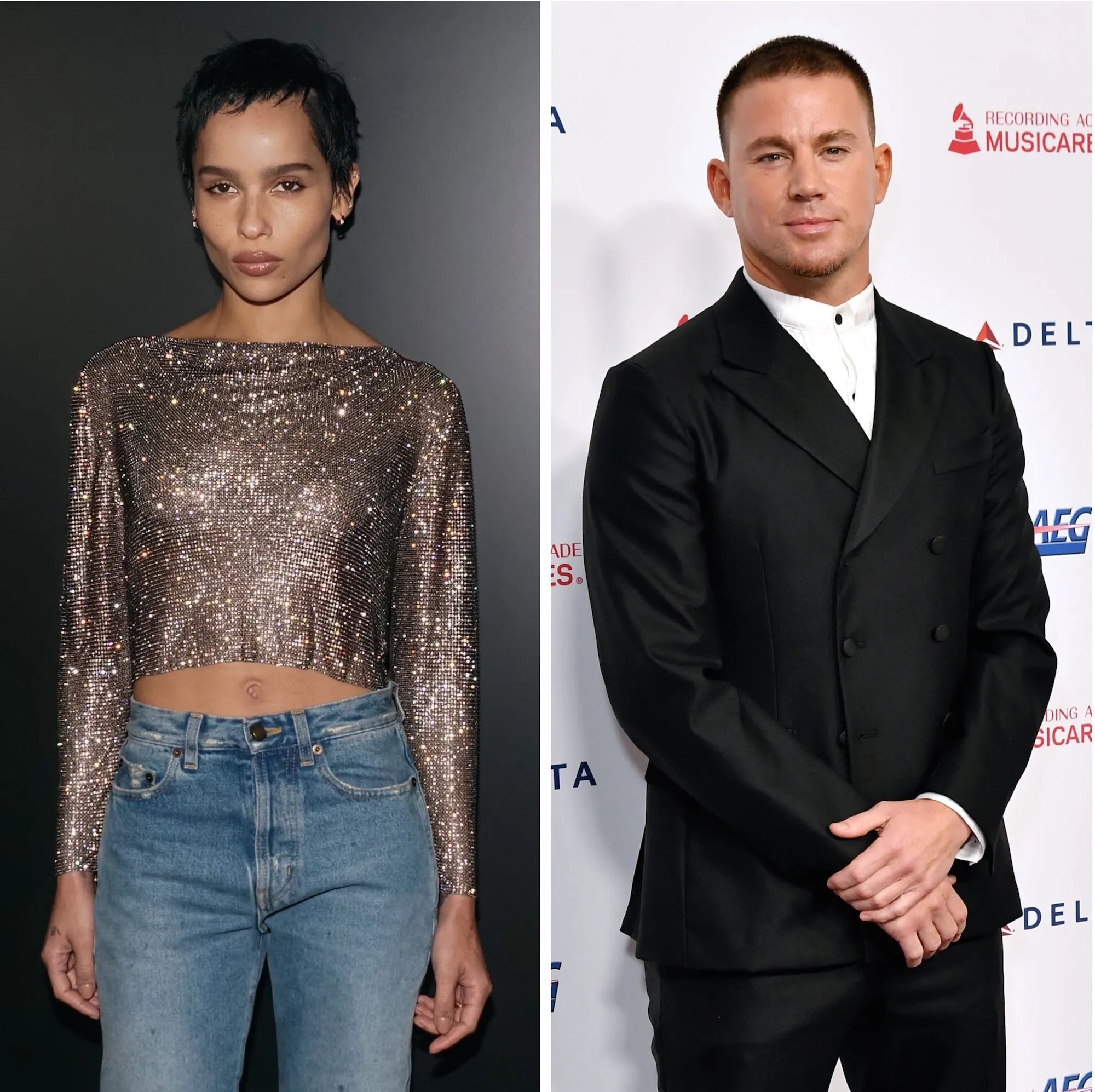 Zoe Kravitz Wraps Arms Around Channing Tatum