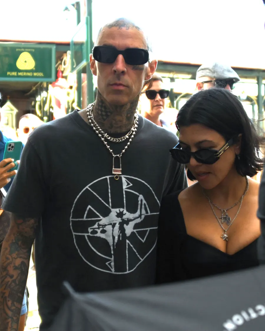 Kourtney Kardashian and Travis Barker Tour Italy After Rocker Overcomes Flying Fear
