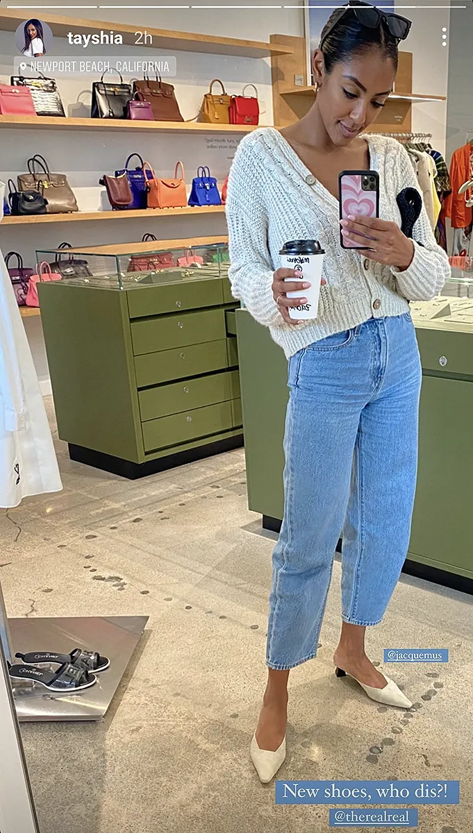 tayshia-adams-cardigan