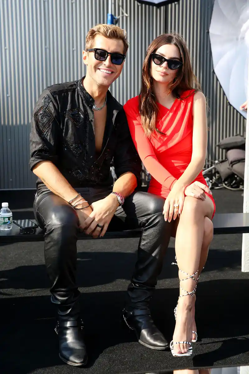 Alessandra Ambrosio Wears Barely There Dress Dundas Revolve Show NYFW 2021