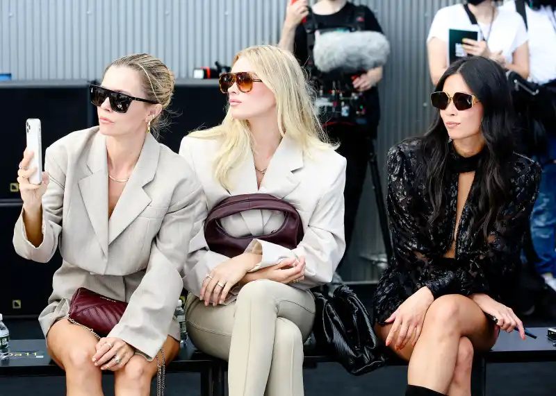 Alessandra Ambrosio Wears Barely There Dress Dundas Revolve Show NYFW 2021