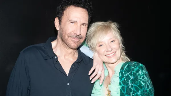 Anne Heche and Peter Roth Thomas attend NYFW party on September 9.