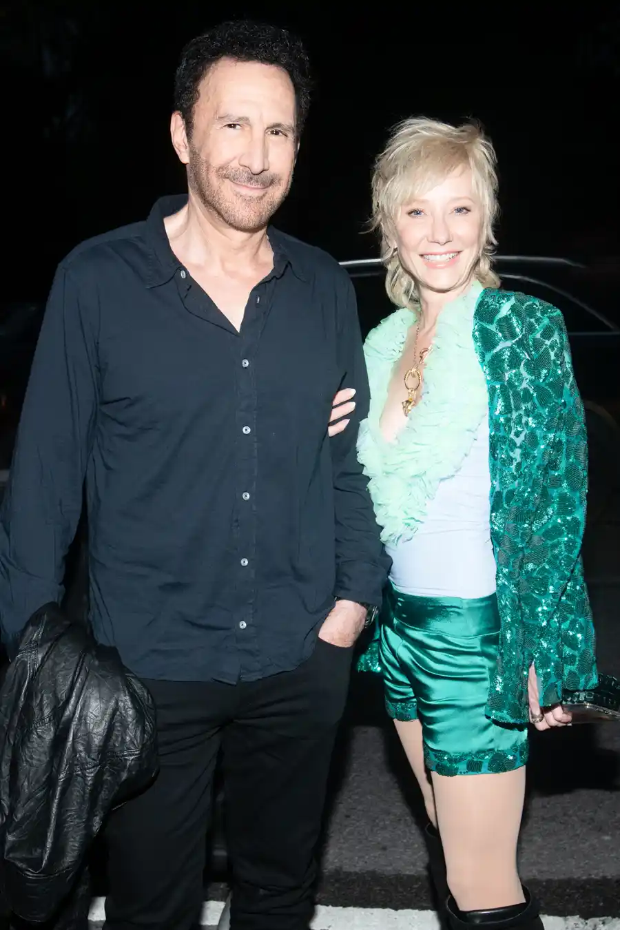 Anne Heche and Peter Roth Thomas attend NYFW party on September 9.