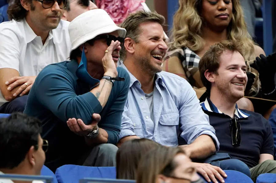 Brad Pitt Bradley Cooper Smolder US Open