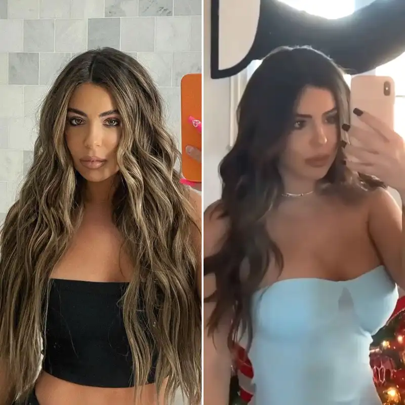 Brielle Biermann Dyes Her Hair a Deep Brunette