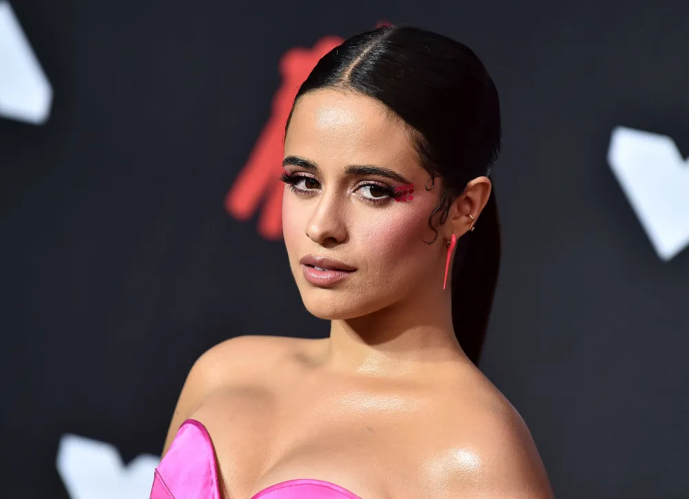 Camila Cabello Graphic VMAs Glam Is Thanks to All Drugstore Products MTV 2021 VMAs Inline