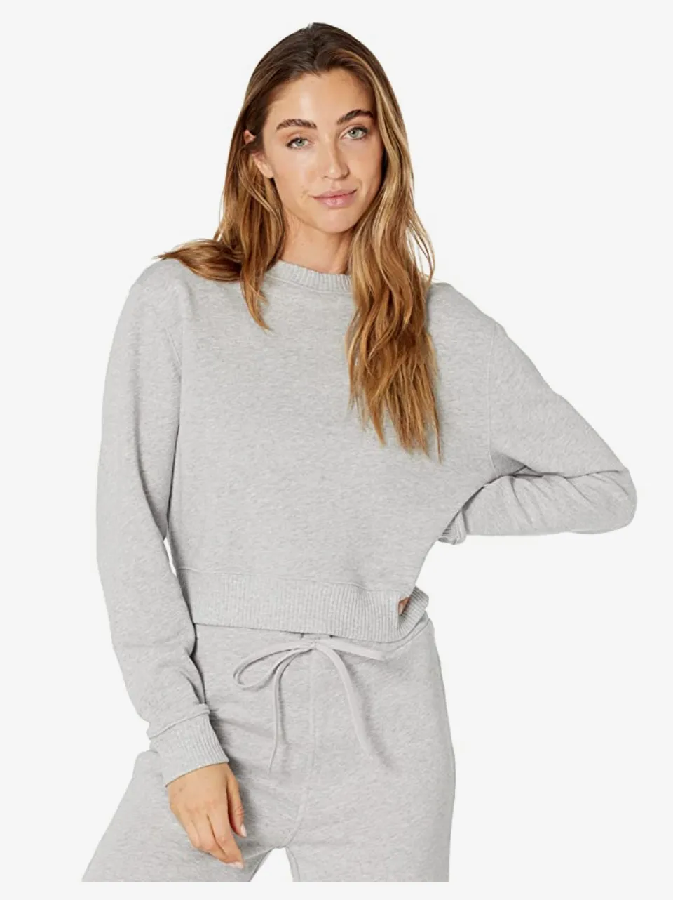 Carbon38 French Terry Crew Neck Sweatshirt