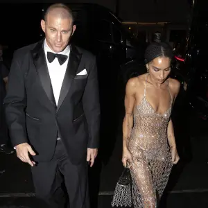 Channing Tatum and Zoe Kravitz Leave Met Gala Together After Walking Red Carpet Separately 2021 Met Gala 01