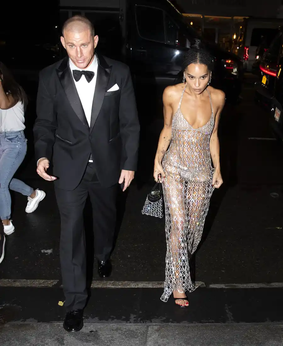 Channing Tatum and Zoe Kravitz Leave Met Gala Together After Walking Red Carpet Separately 2021 Met Gala 02
