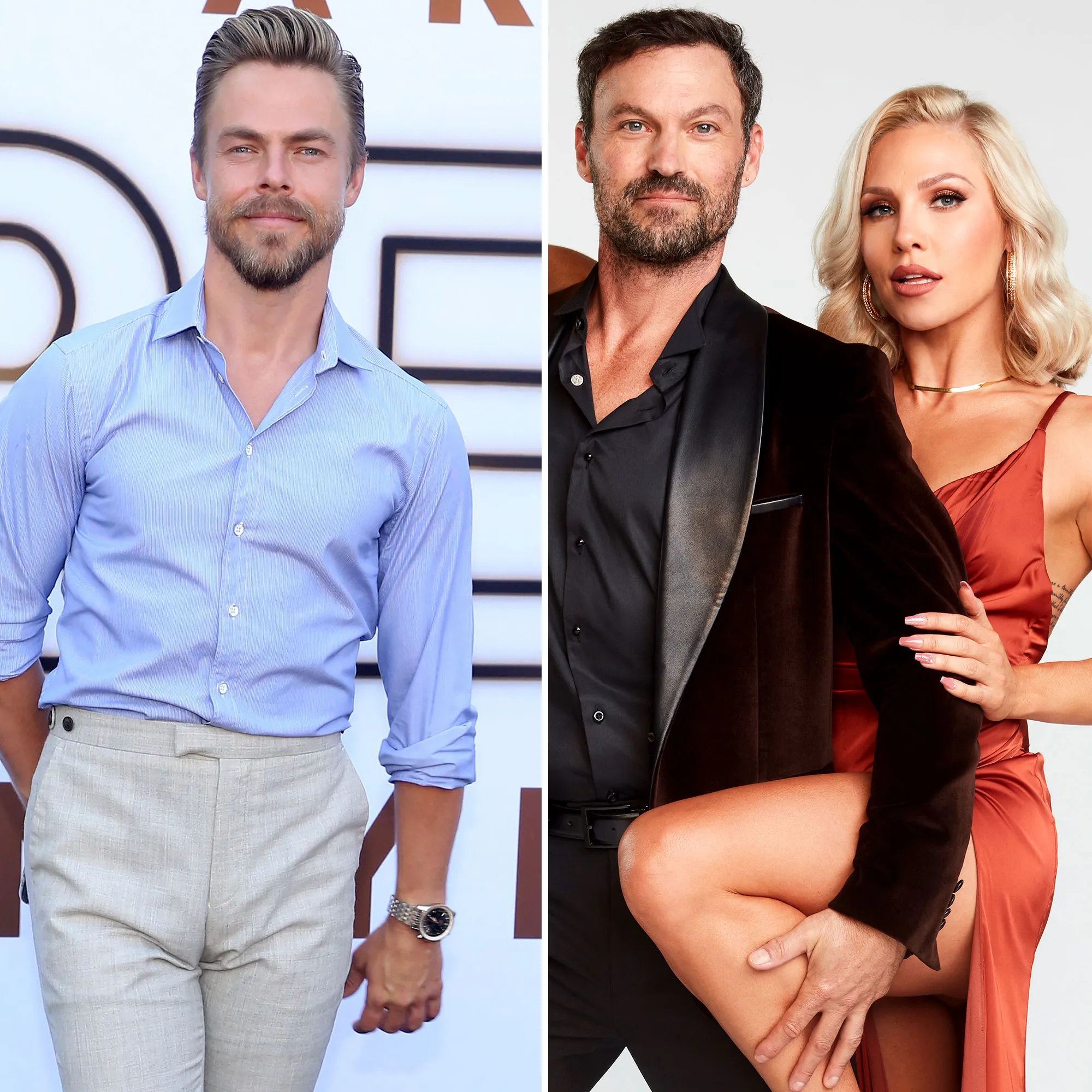 Derek Hough Says 'DWTS' Couple Brian and Sharna Are 'Leading With Love'