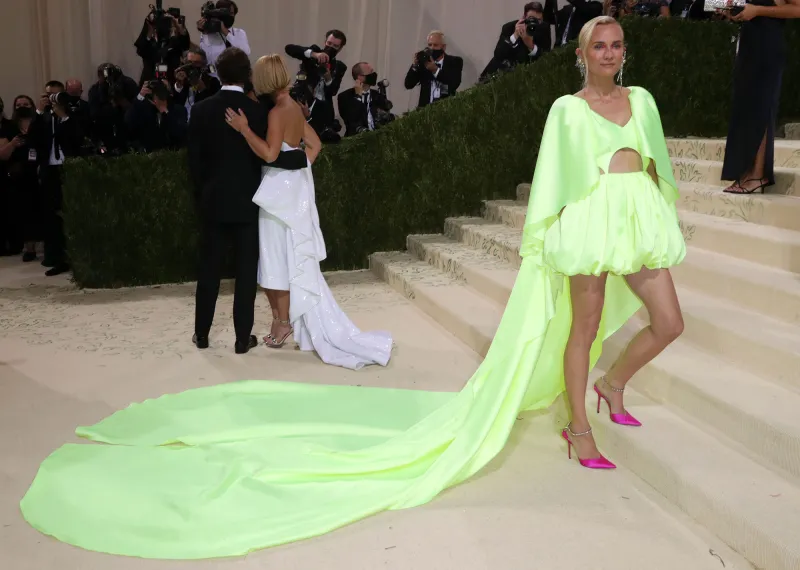 Diane Kruger Debuts Engagement Ring at Met Gala 2021 After Norman Reedus Proposal 4