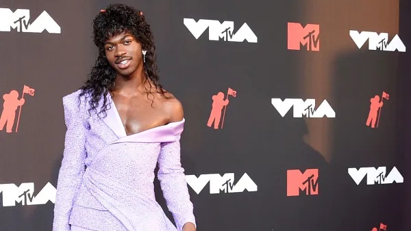 Did Lil Nas X Suit Dress Hybrid Just Break Internet VMAs 2021