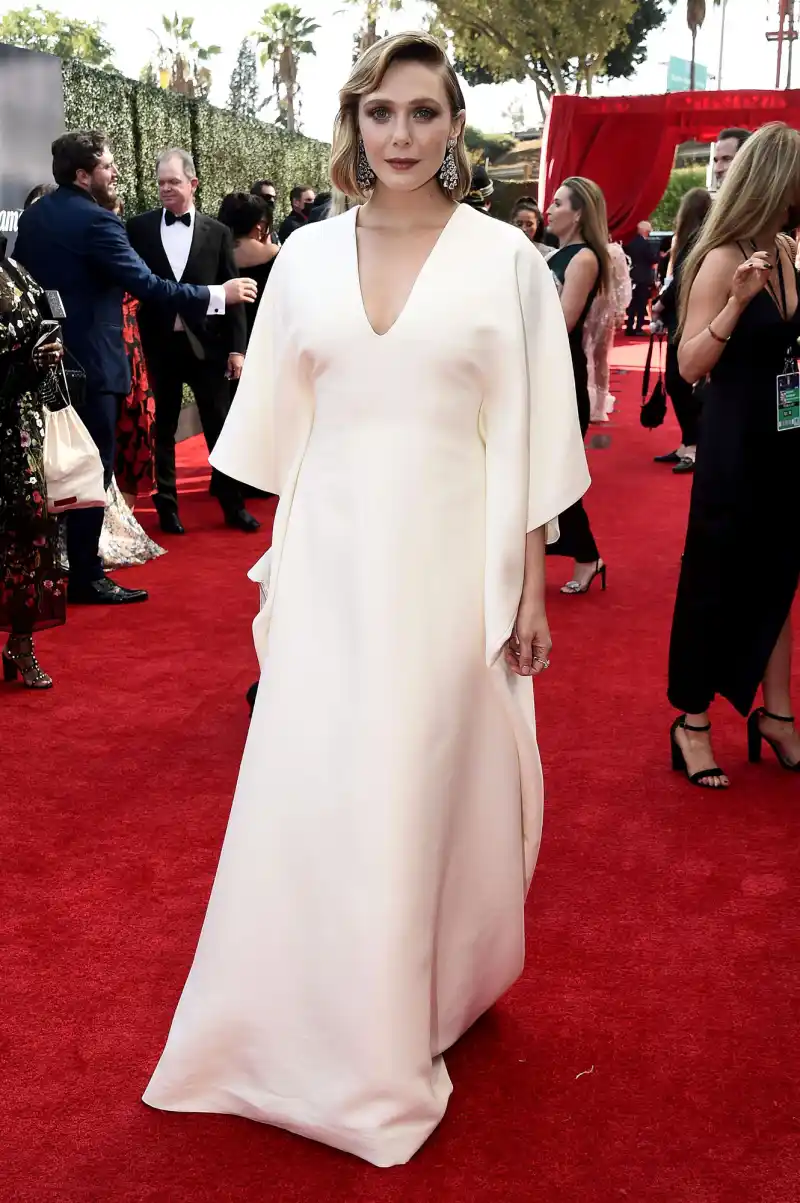 Elizabeth Olsen 73rd Primetime Emmy Awards Red Carpet Arrival 2021 Emmys