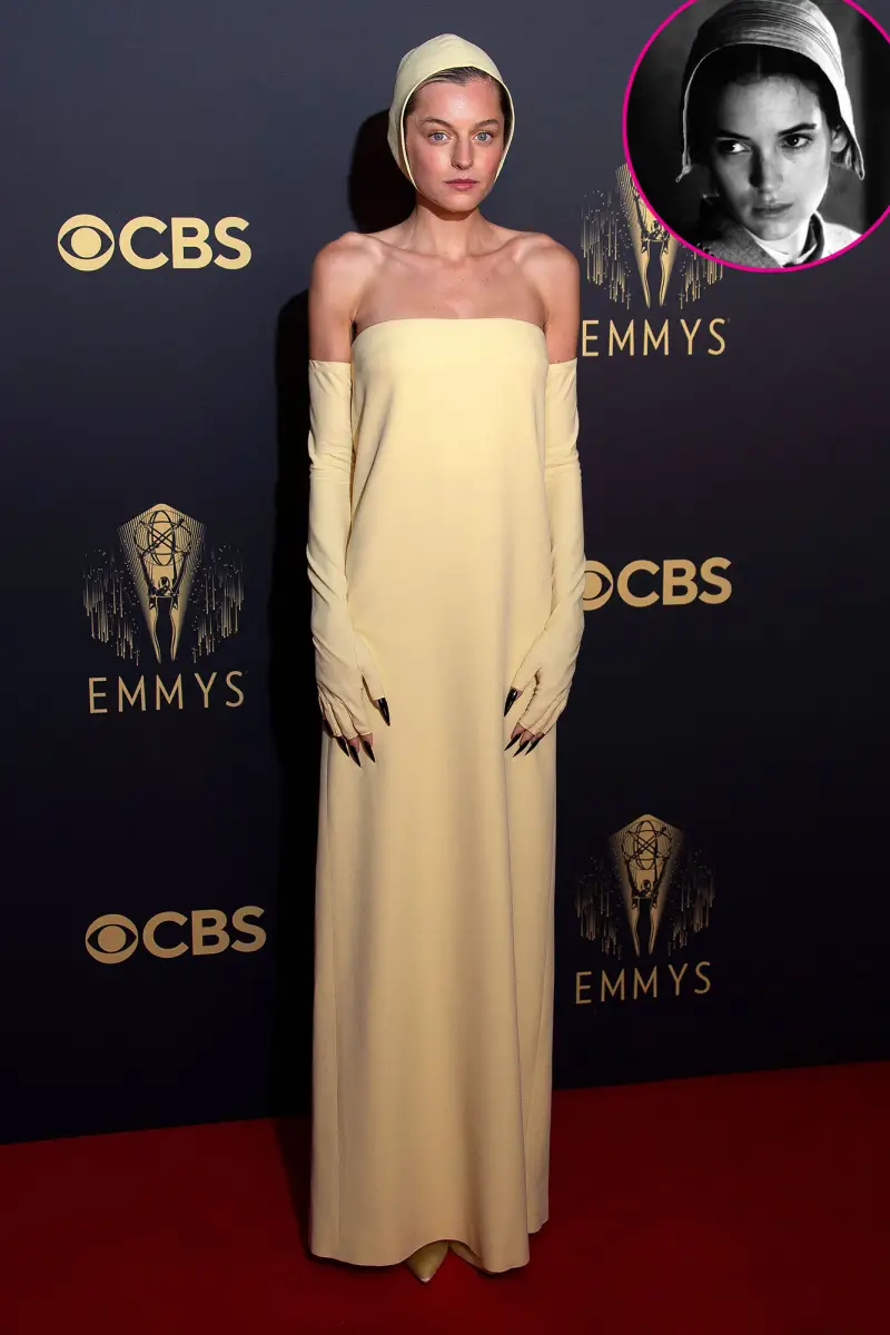 Emma Corrin 2021 Emmys Look Sparks Crucible Comparisons