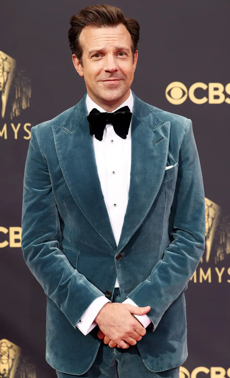 Emmy Awards 2021: 'Ted Lasso' Stars Step Out in Style: Jason Sudeikis and More