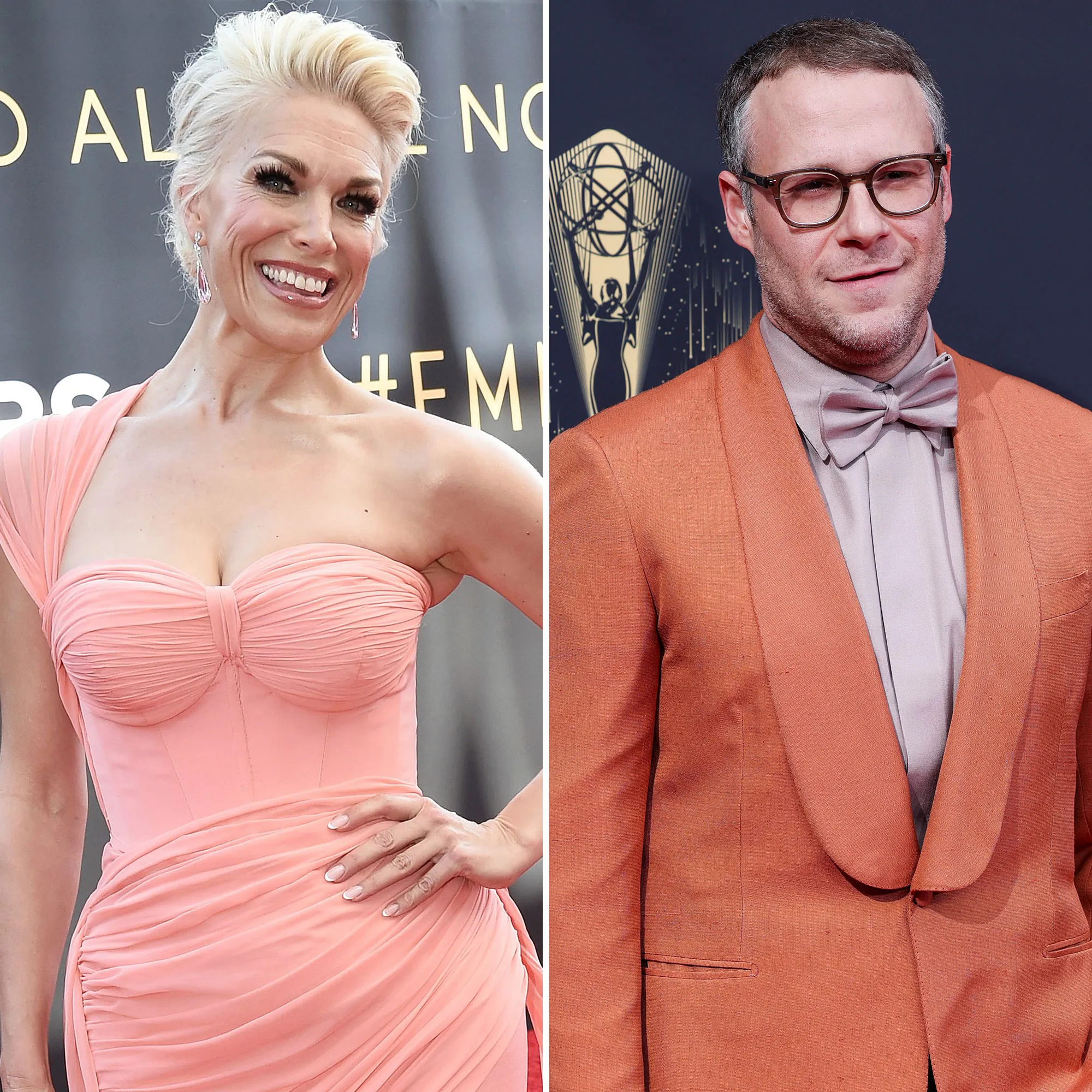 Hannah Waddingham Reacts Seth Rogen Mispronouncing Her Last Name Emmys 2021
