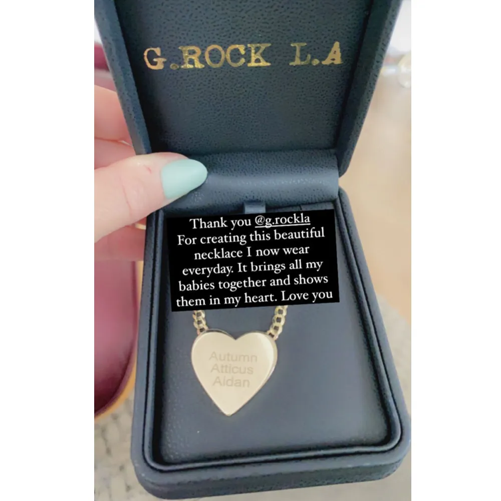 Jennifer Love Hewitt Honors 3 Children With Sweetest Necklace My Heart