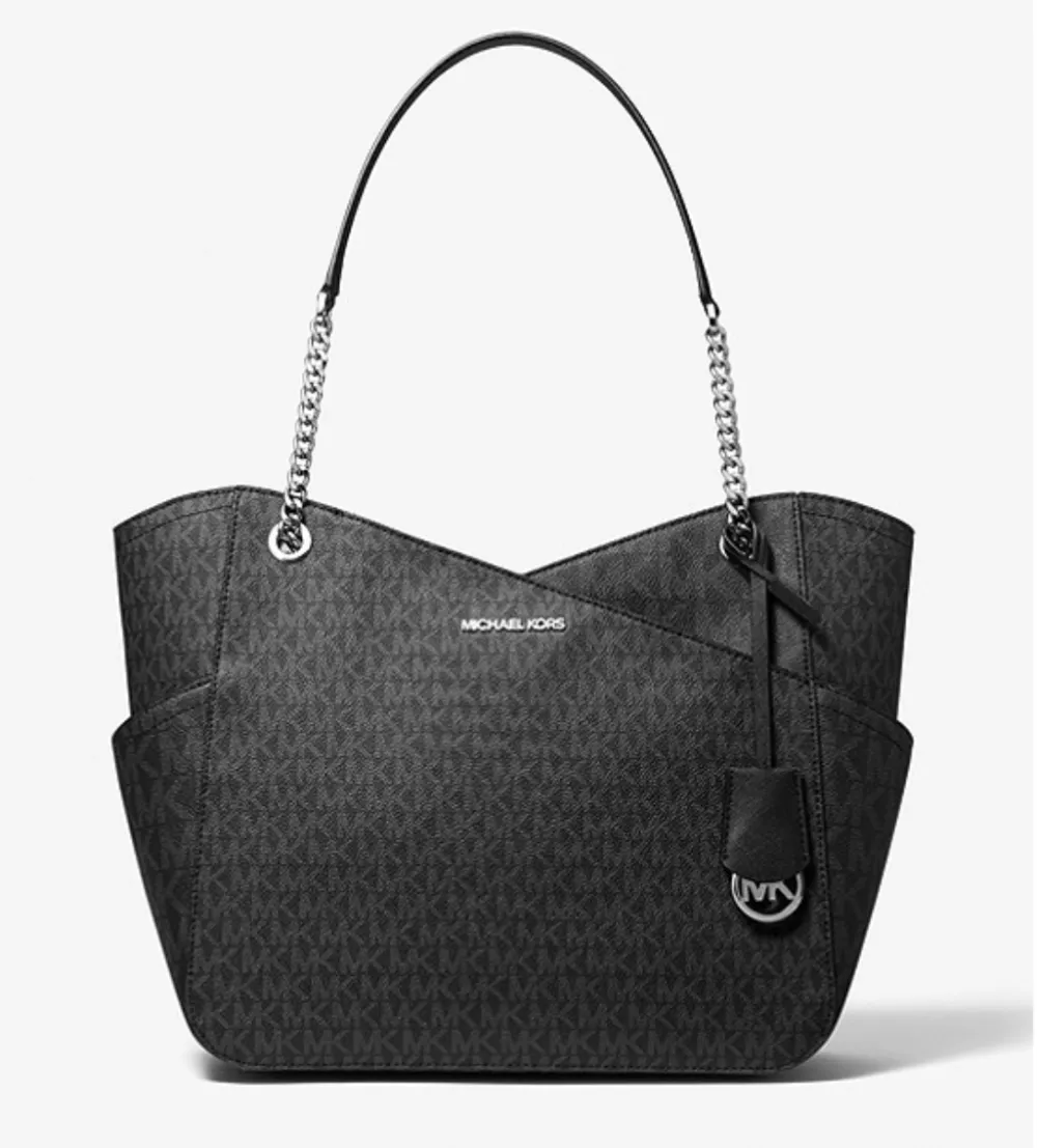 Jet Set Large Logo Shoulder Bag