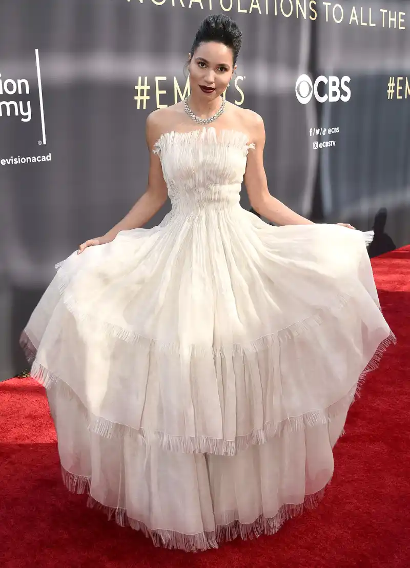 Jurnee Smollett 73rd Primetime Emmy Awards Red Carpet Arrival 2021 Emmys