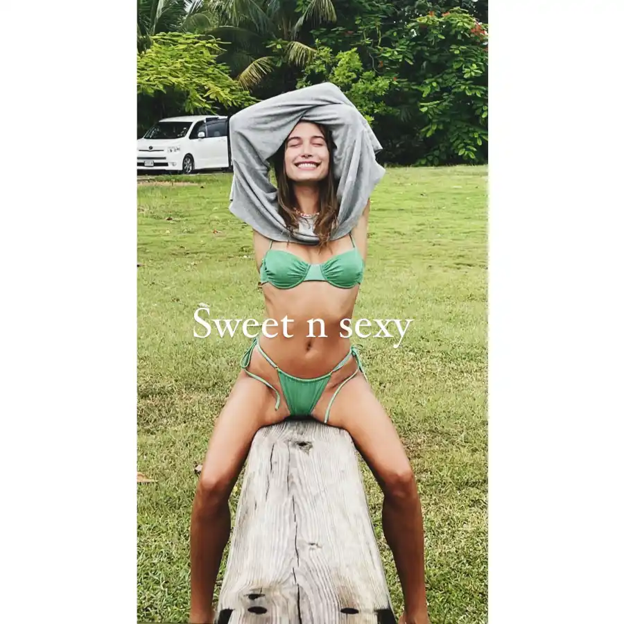 Justin Bieber Instagram Justin Bieber Shares Bikini Snap of Wife Hailey Baldwin