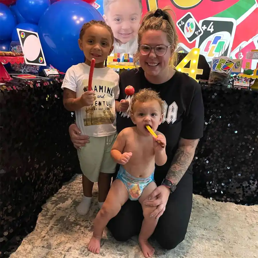 Kailyn Lowry Creed Lowry Birthday Lux Lowry