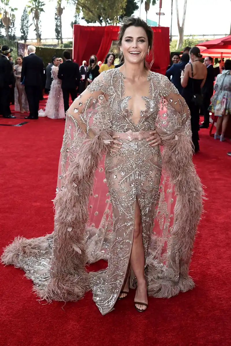 Keri Russell 73rd Primetime Emmy Awards Red Carpet Arrival 2021 Emmys