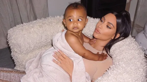 Kim Kardashian Corrects Ellen DeGeneres for Assuming Son Psalm Gold Chain Is Fake Feature