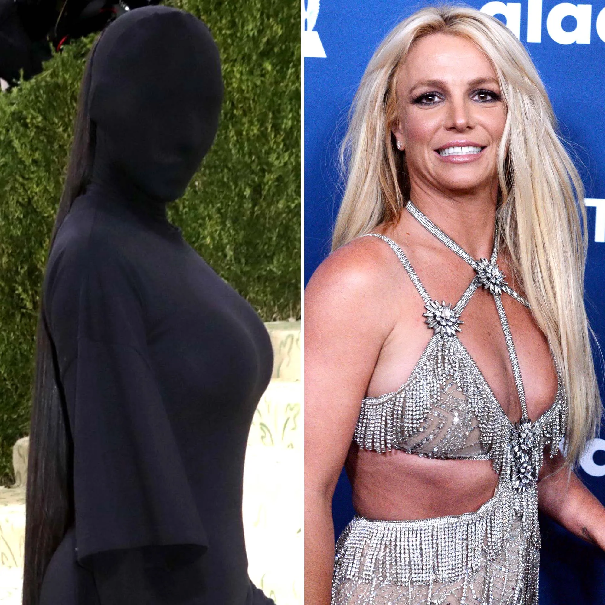 Kim Kardashian turns heads Met britney engaged