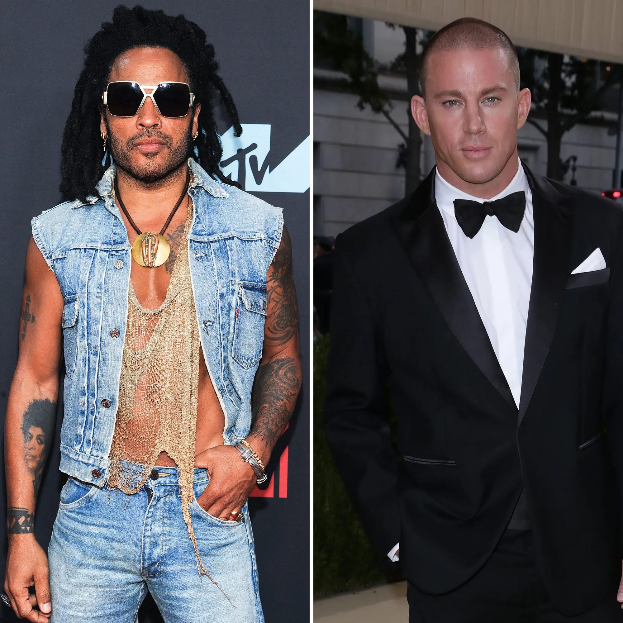 LOL! Lenny Kravitz Asks Channing Tatum for a ‘Magic Mike’ Role