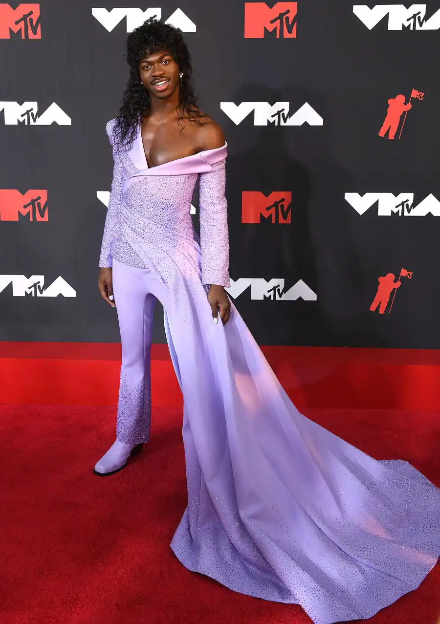 Lil Nas X Red Carpet MTV 2021 VMAs Hottest Hunks