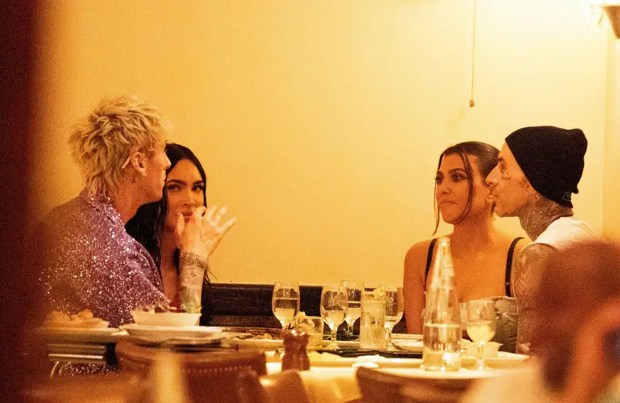 VMAs 2021 MGK and Megan Fox Double Date With Kourtney and Travis After Dramatic VMAs