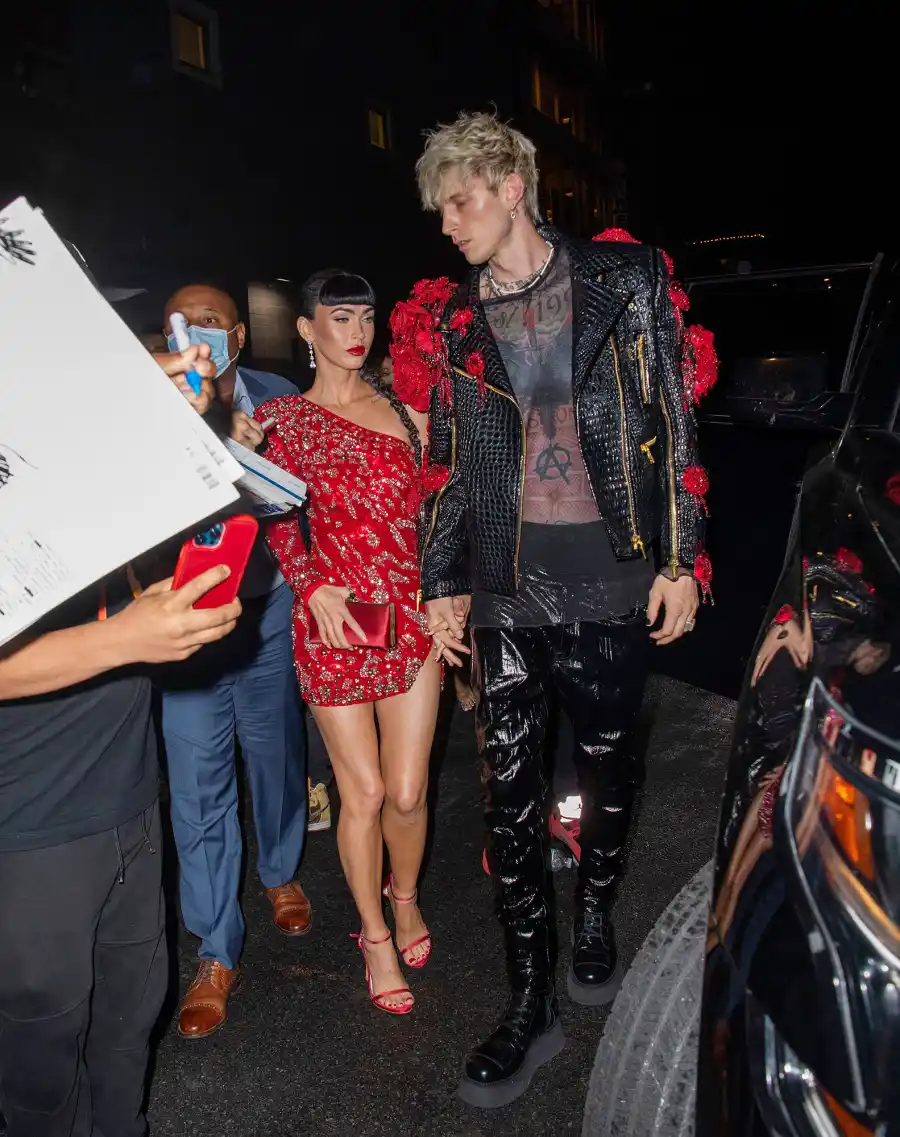 Machine Gun Kelly Matches Megan Fox Met Gala After Party Met Gala 2021