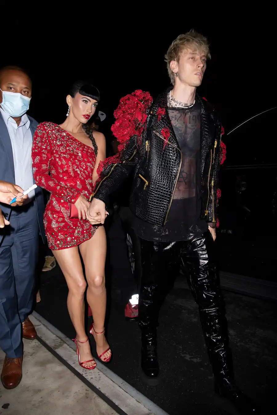 Machine Gun Kelly Matches Megan Fox Met Gala After Party Met Gala 2021