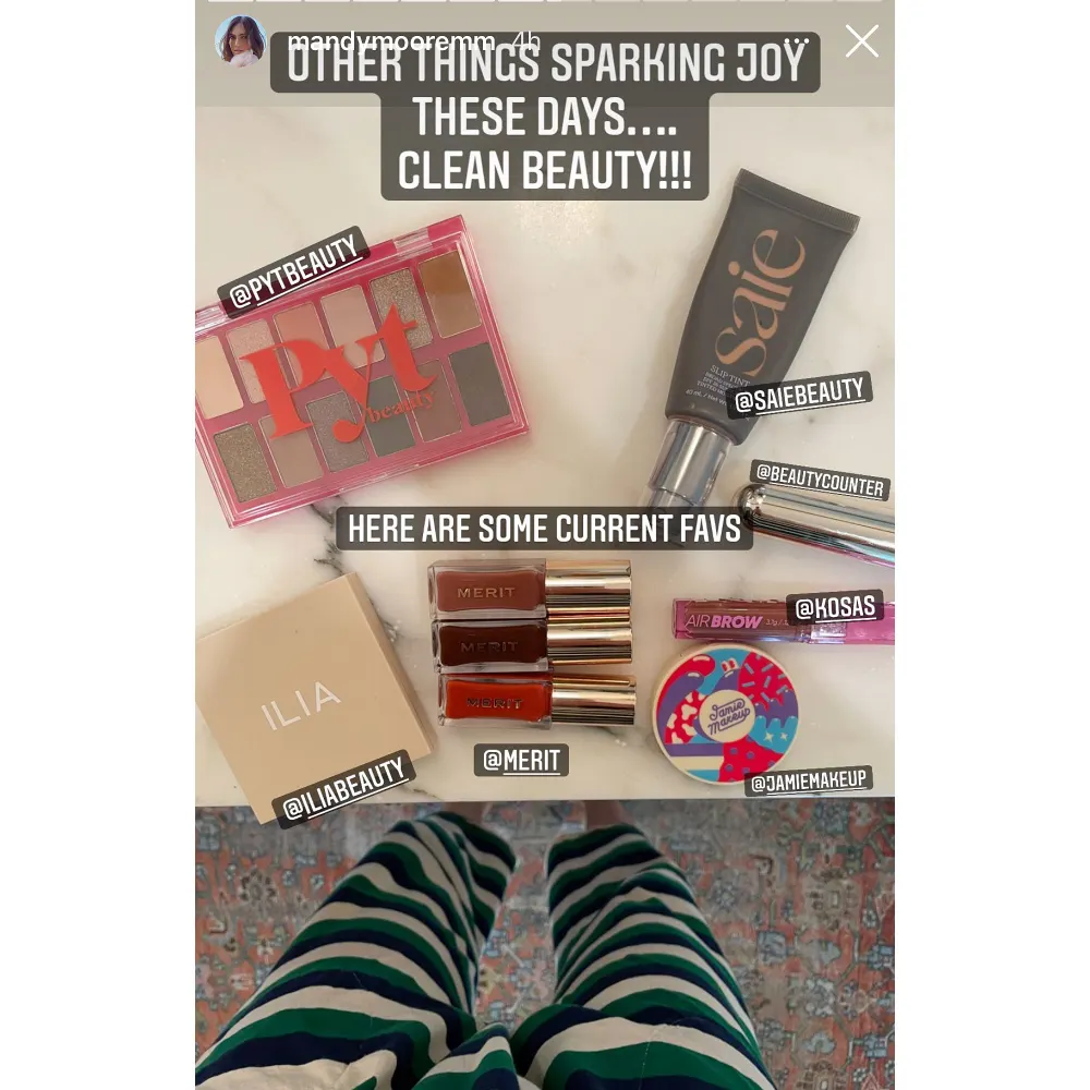 Mandy Moore Spills Her Go To Clean Beauty Products 5 Minute Face