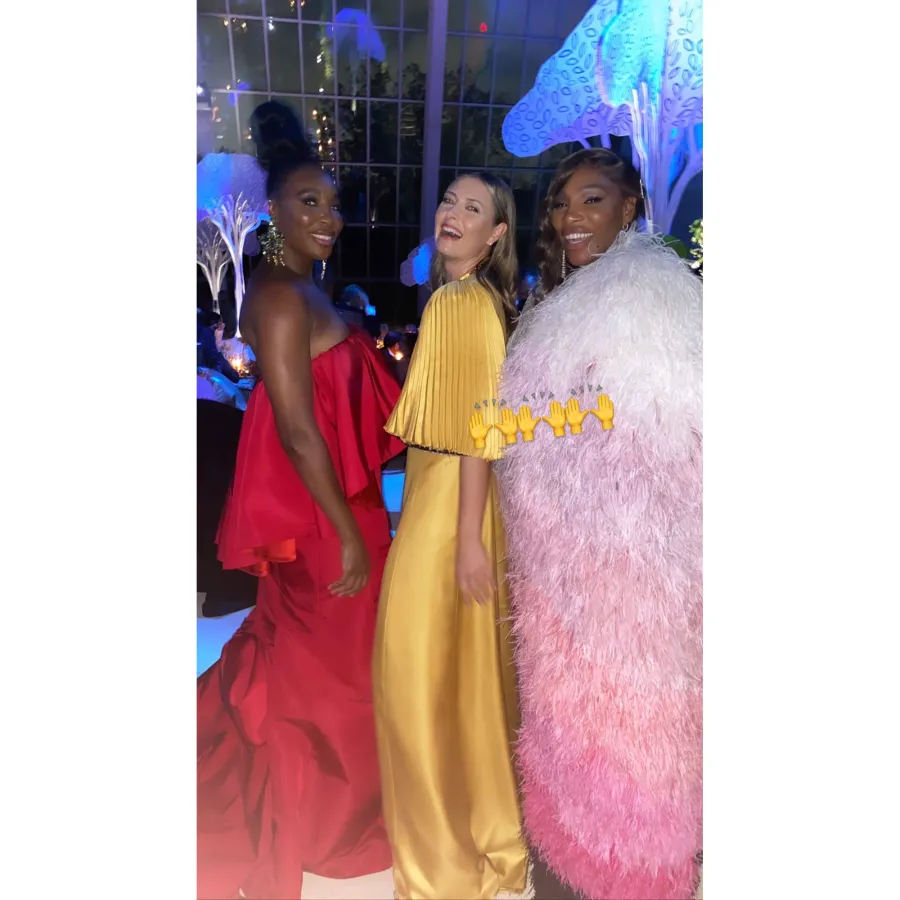 Maria Sharapova Instagram Serena Williams Inside the 2021 Met Gala Best Selfies and Snaps