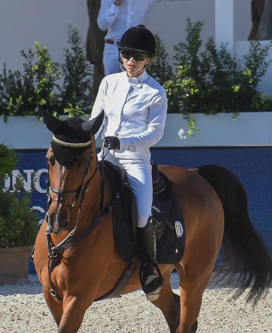 Mary-Kate Olsen Wins 3rd Place in Longines Equestrian Tour, Shows Off Horseback Riding Skills