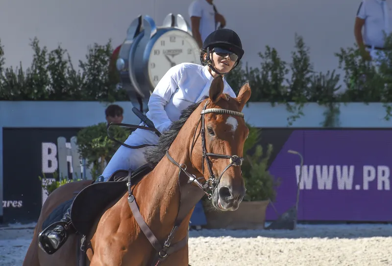 Mary-Kate Olsen Wins 3rd Place in Longines Equestrian Tour, Shows Off Horseback Riding Skills