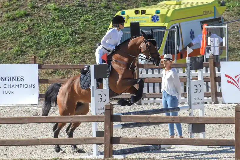Mary-Kate Olsen Wins 3rd Place in Longines Equestrian Tour, Shows Off Horseback Riding Skills