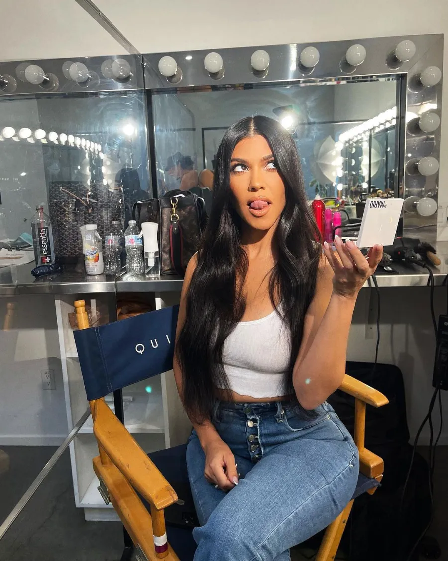 Melissa Gorga Christine Quinn and More Celebrities Obsessed With Khloe Kardashians Good American Kourtney Kardashian