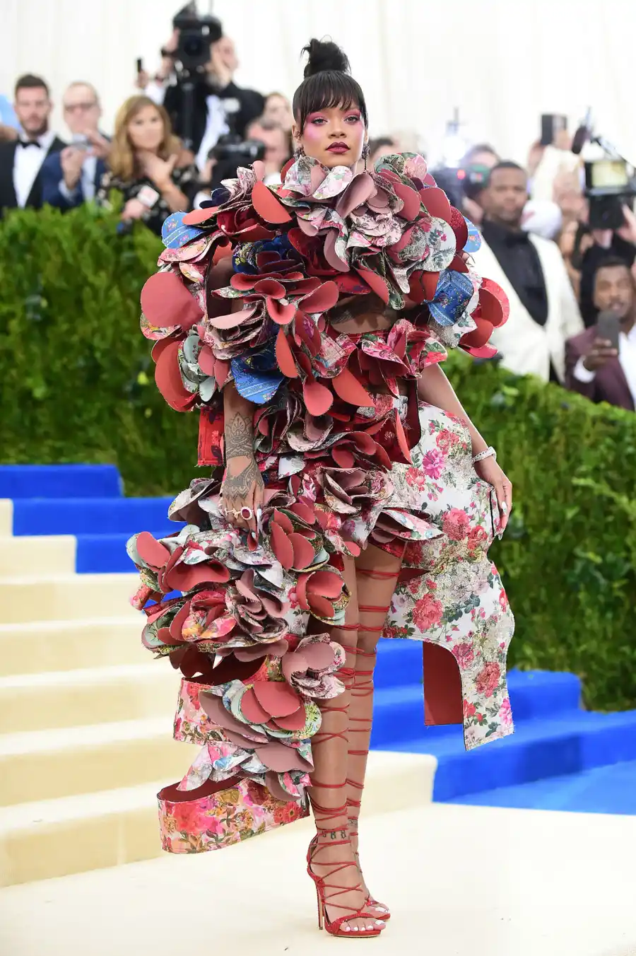 Most Outrageous Hair Makeup Met Gala Rihanna 2017