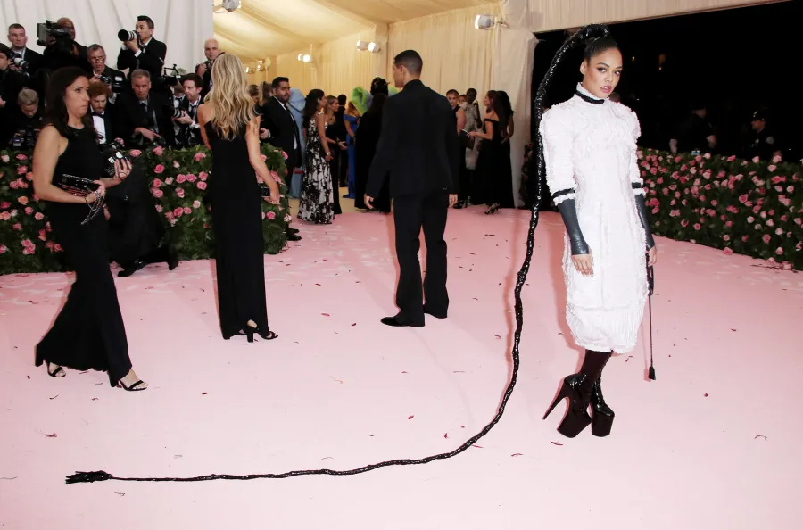 Most Outrageous Hair Makeup Met Gala Tessa Thompson 2019