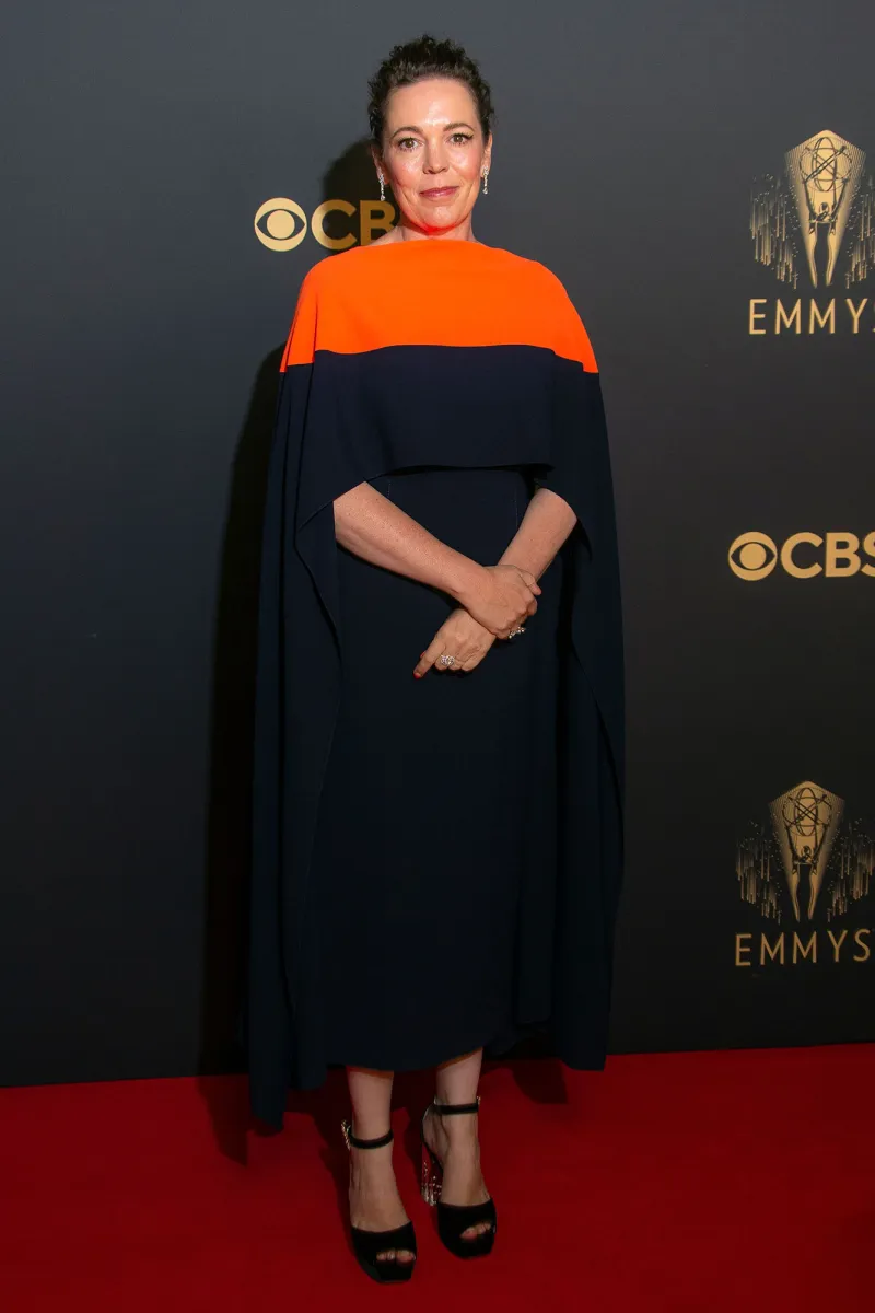 Olivia Colman 73rd Primetime Emmy Awards Red Carpet Arrival 2021 Emmys